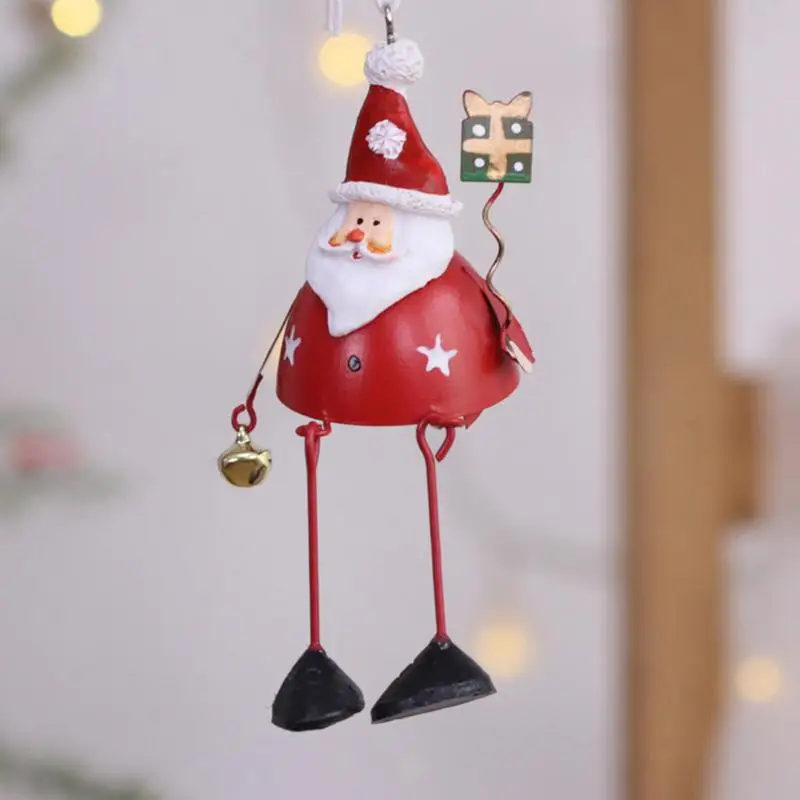 Santa Claus Ornaments Snowman Santa Claus Christmas Sturdy Pendant Christmas Tree Ornament Cute Charm For Christmas Tree Car