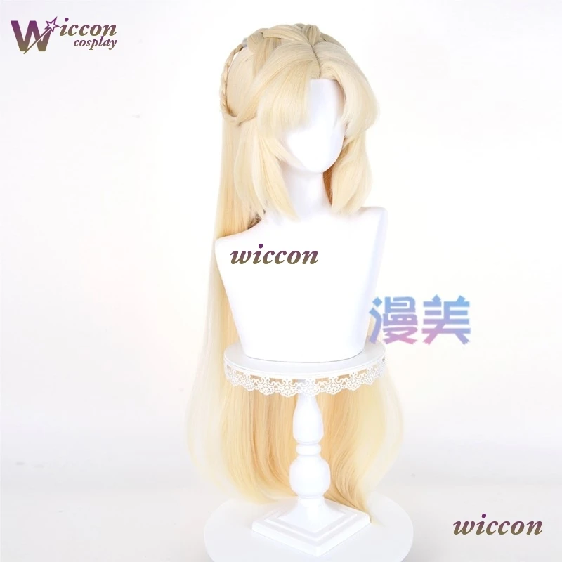 

Уха Николь Рейсин Косплей Парик 100 см Теплый Золотисто-Синий Смешанный Парик Термостойкие Синтетические Парики Хэллоуин Карнавальный Костюм Партии