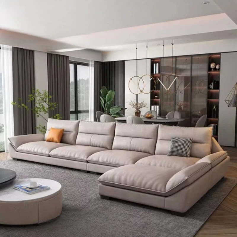 

Simple Italian Fabric Sofa Living Room Modern Apartment Straight Puffs Sofas Double Nordic Designer Divano Letto Home Furniture