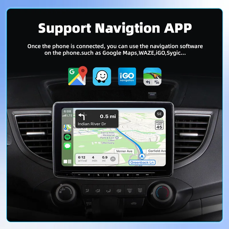 New 2-in-1 Wireless CarPlay & Android Auto Box Wired To Wireless Auto Connection Adapter For Original Vehicles