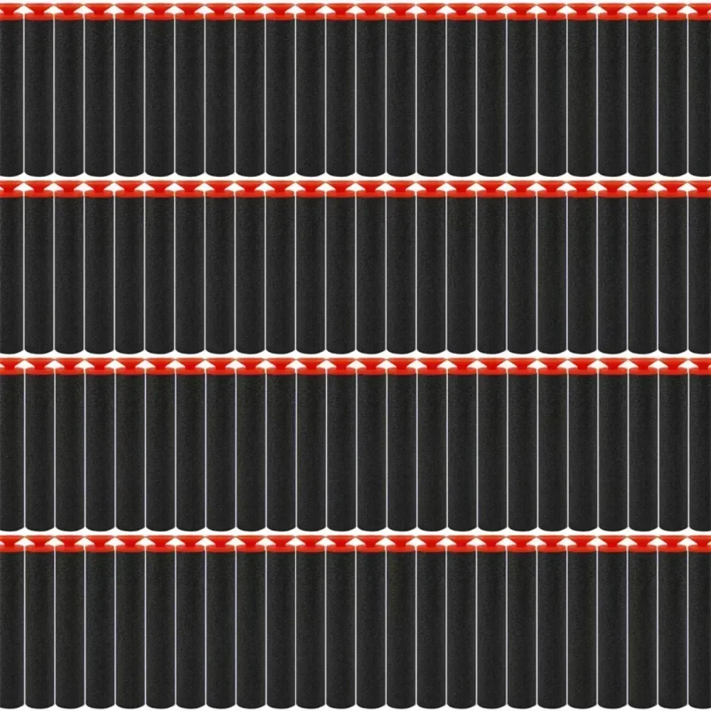Black Sucker Head Bullets 7.2cm for N-strike Elite Series Blasters Foam EVA Refill Darts Kids Toy Guns Accessories