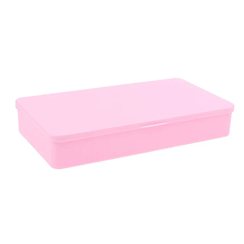 Leere Aufbewahrungsorganisatoren, rosa, lila Box, Behälter für gefälschte falsche Nagelspitzen, Maniküre, Nägel, Zubehör und Werkzeuge – Detail 18