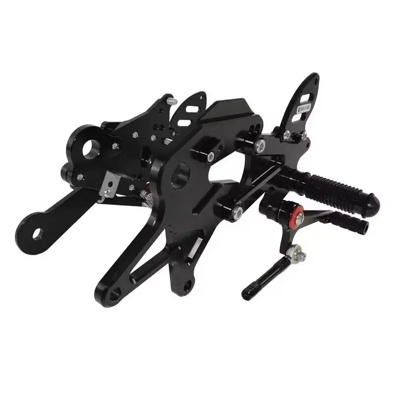 Modified Raised Rearward Footrest Assembly for Kawasaki Ninja 650 Z650 ER6N 17-23 Custom Motorcycle Parts Accessory