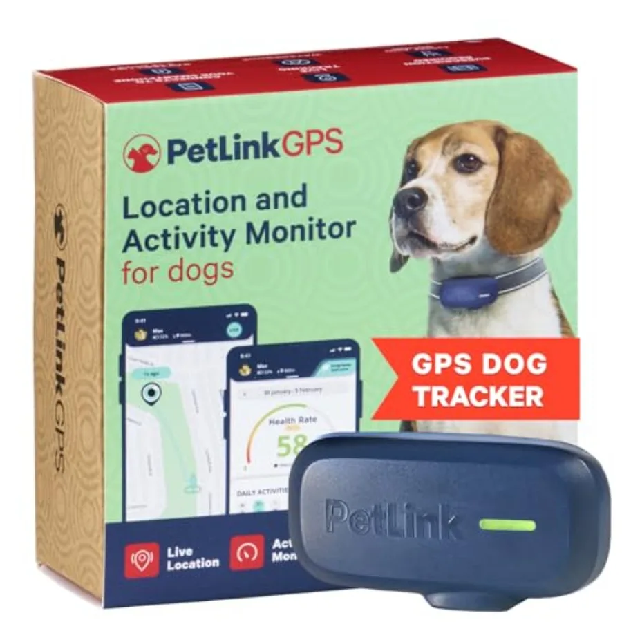 

GPS-трекер для собак - Ошейник для отслеживания животных в реальном времени - Водонепроницаемый GPS-трекер для собак с виртуальным ограждением