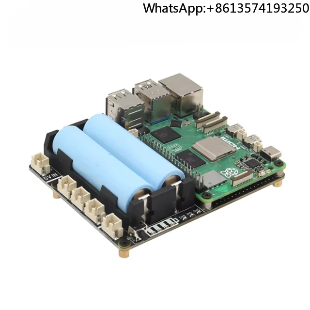 Chipboard Geekworm Raspberry Pi 5 18650 Ups, X1201 V1.1 Power Management Board With Auto Power on for Pi 5
