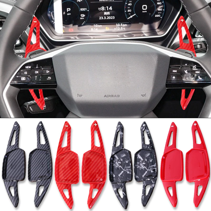 ABS Auto-Lenkrad-Schaltwippen für Audi Q4 Sportback Q6 e-tron Quattro F4 F4B F4N Electric 2021-2026 S6 SQ6 e-tron