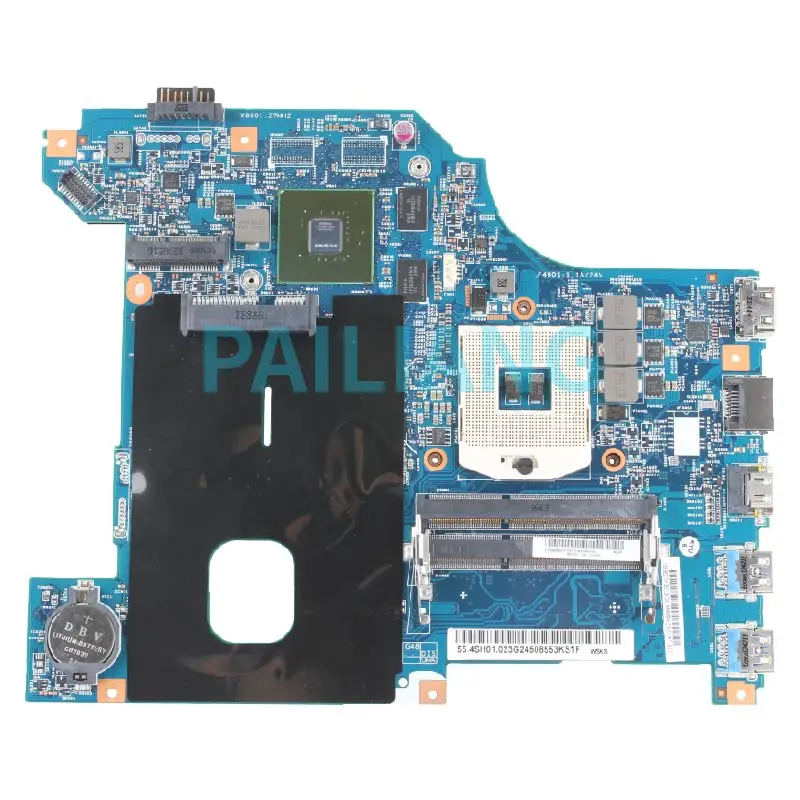 For LENOVO Ideapad G580 Notebook Mainboard 11252-1 SLJ8E N13M-GE7-B-A1 DDR3 Laptop Motherboard Tested