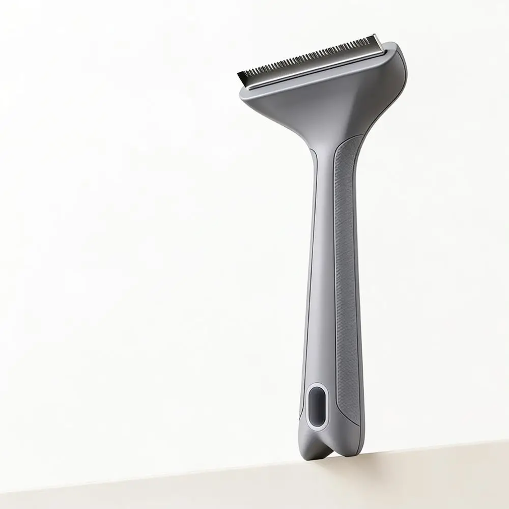Dog Cat Grooming Brush Stainless Steel Deshedding Comb Pet Hair Cleaning Tool For Tangled Fur Mats And Loose Undercoat