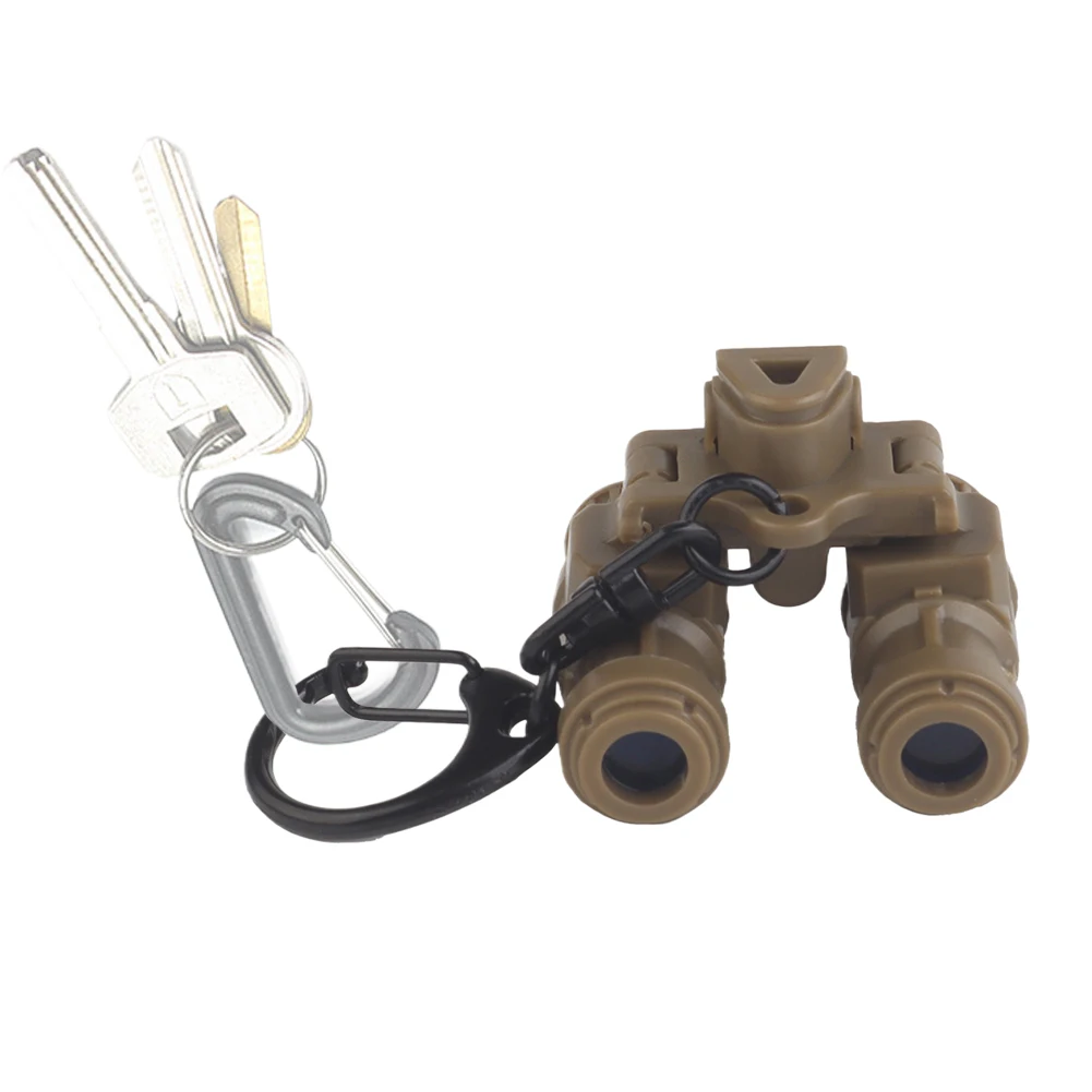 Porte-clés de Vision nocturne, modèle factice, Binoculaire à Angle réglable NVG, accessoires de Collection de jeux Airsoft de chasse