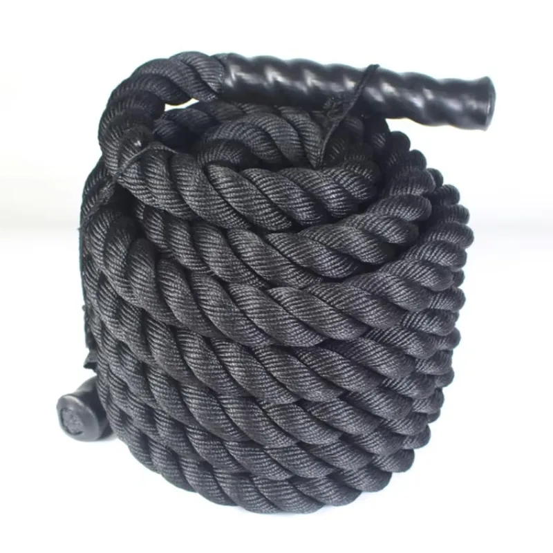 Nylon Plastic Battle Ropes Flexible Design For Undulation Workout And Gym Power Fitness Training Hot Sale