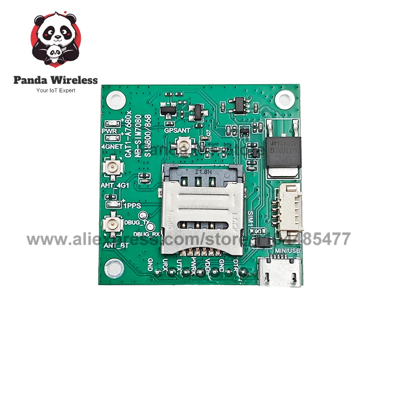 SIMcom A7682E Scheda centrale A7682E Scheda di sviluppo LTE CAT1+2G+Voce+GSM/GPRS A7682E TTL Porta seriale 1 pz