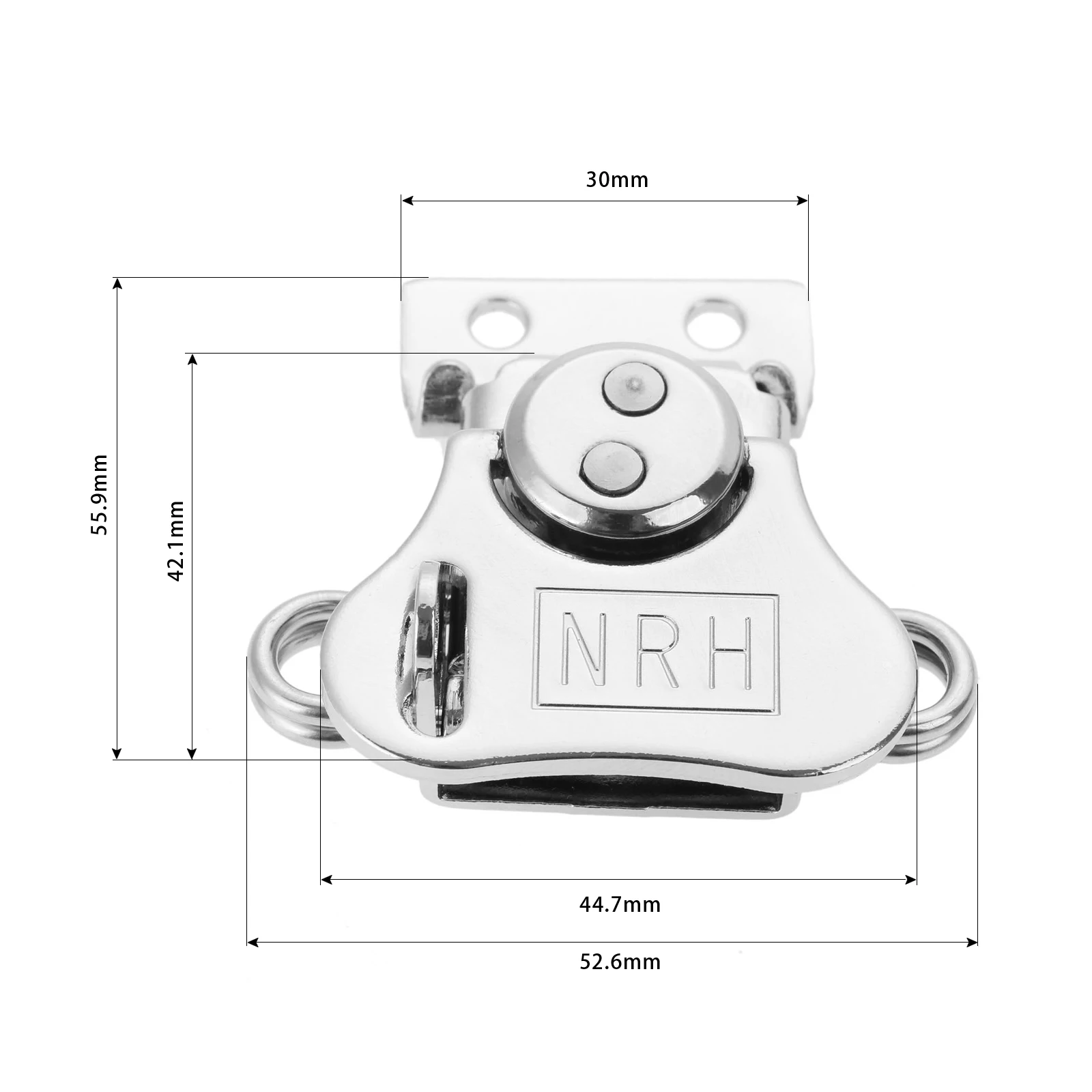 1pc Butterfly Toggle Latch Butterfly Twist Latch Rotary Clasp for Chest Trunk Flight Case Wooden Box (2.20