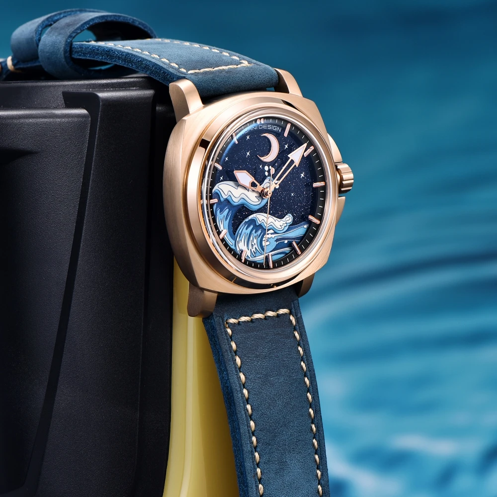  PAGANI DESIGN 2024 NEW Fashion Men\'s motion Mechanical Watch Sapphire glass Stainless Steel Waterproof Wristwatch Reloj Hombre