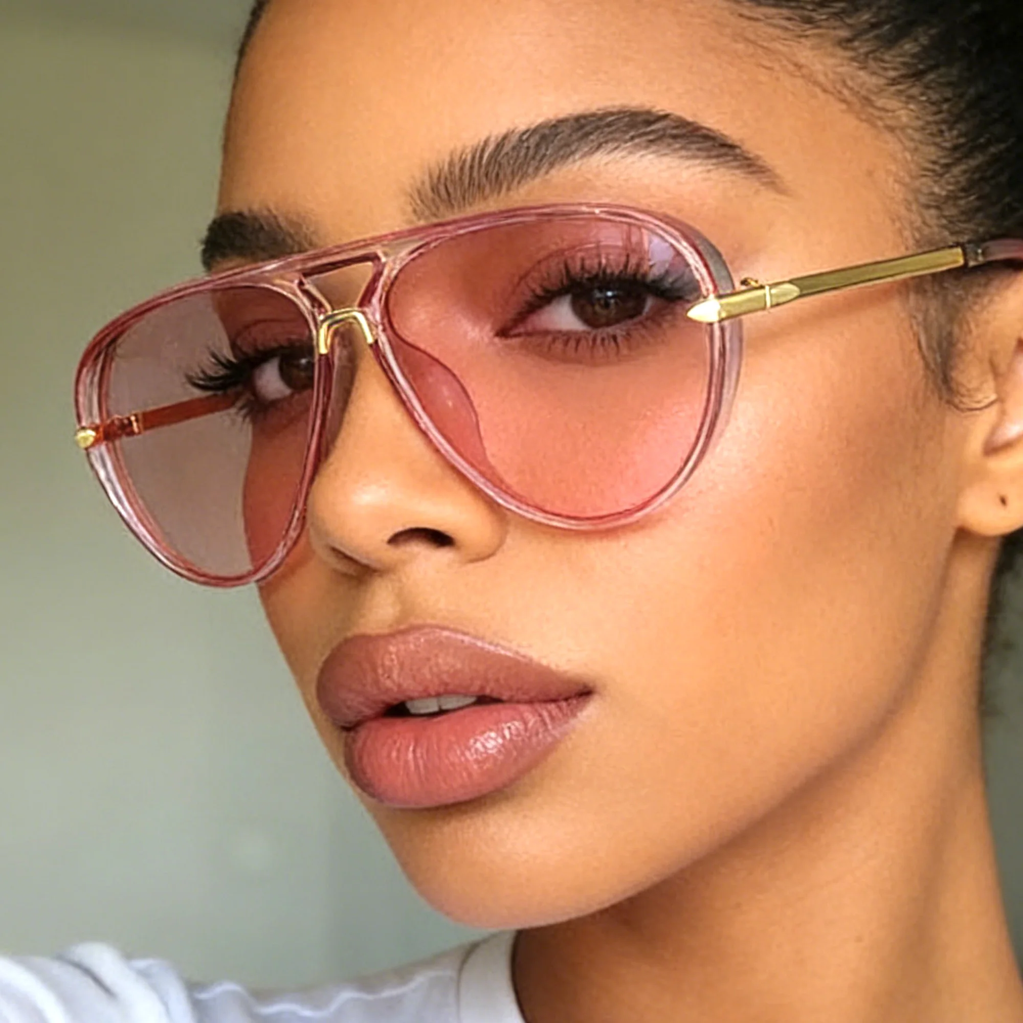 New Fashion Colored Sunglasses For Men and Women Aviator Sun Glasses Uv400 Resistant Glasses Shades Sunnies Fishing Sunglasses image 2