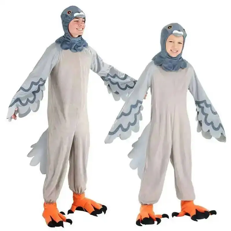 

Stage Cosplay Children's Day Halloween Performance Perform Adult Children Cos Animal Square Pigeon Dove Of Peace Fiesta