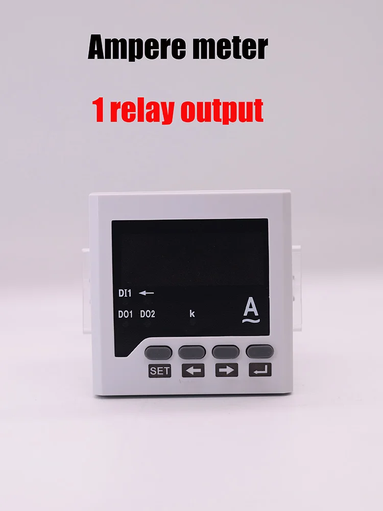 AC digital AC ampere meter with 1 relay alarm output digital current meter