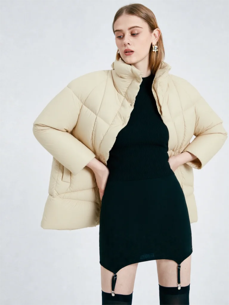 

Зима -10 ° Высококачественный теплый пуховик с воротником-стойкой, женская куртка-паркер на белом утином пуху, женская утепленная куртка средней длины на молнии