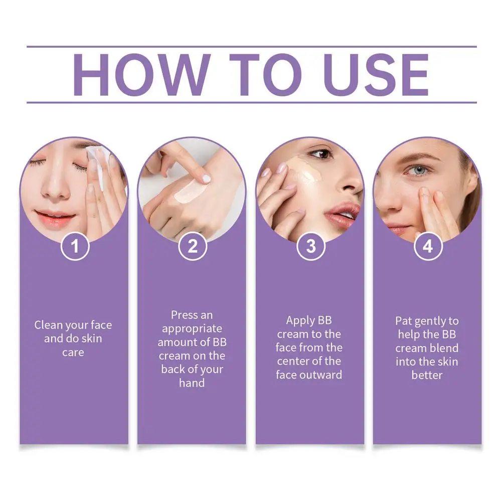 

1pcs High Coverage CC cream Foundation Tinted Hydrator Matte Finish Light Oil-Free Moisturizing Makeup