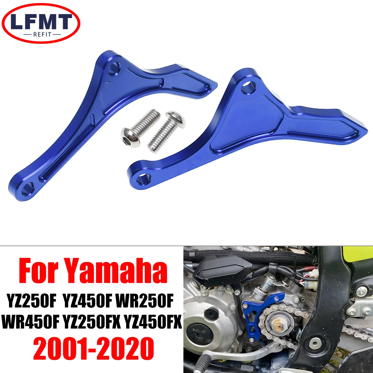 

For Yamaha Motorcycle YZ250F WR250F WR450F YZ-250FX YZ-450FX WR YZ 250F 450F 2001-2020 Engine Plate Cover Case Saver Cover Guard