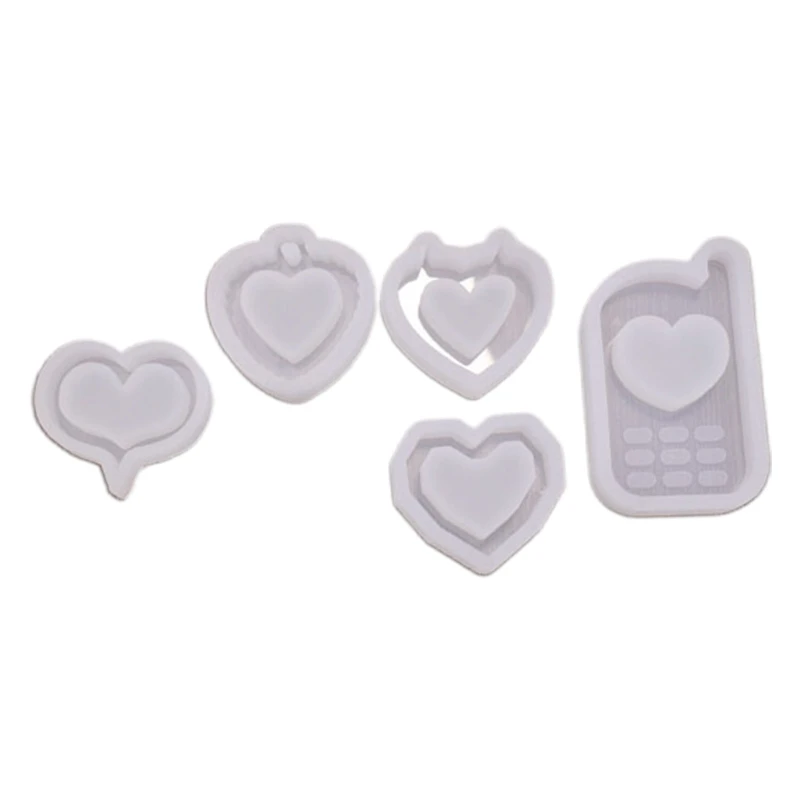 

Resin Shaker Mold DIY Heart Silicone Epoxy Casting Mold