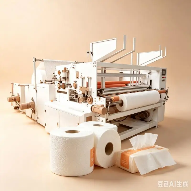 Customized Automatic Toilet Paper Making Equipment Industrial Tissue Roll Production Machine High Capacity System