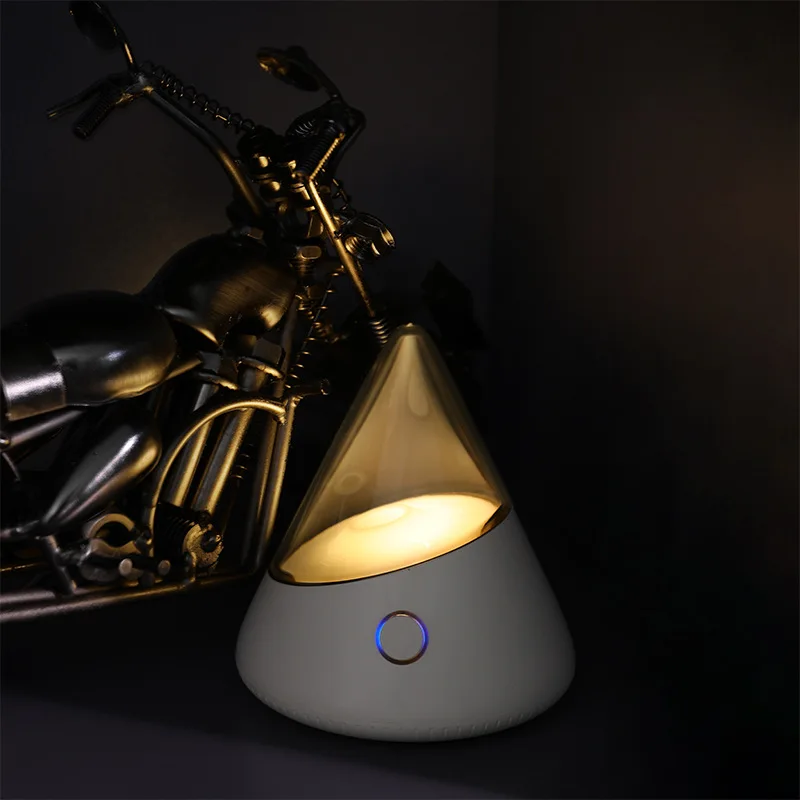 LED Creative Atmosphere Light, Smart Induction Pat Light, Dimmable, Rechargeable, Colorful Breathing Night Light