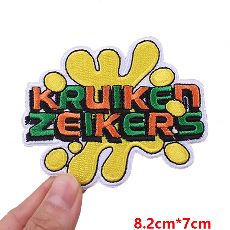 Nederland Kruikenstad embleem borduurpatch Nederland carnaval geborduurde patches voor kleding opstrijkbare patches voor kleding