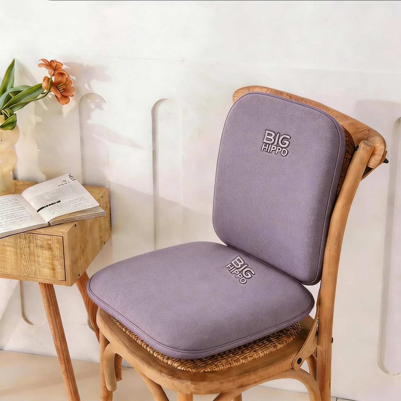 

Эргономичный комплект подушек для сиденья с поддержкой поясницы и эффектом памяти для облегчения боли при ишиасе - нескользящие, для офиса, автомобиля и стульев (серый)