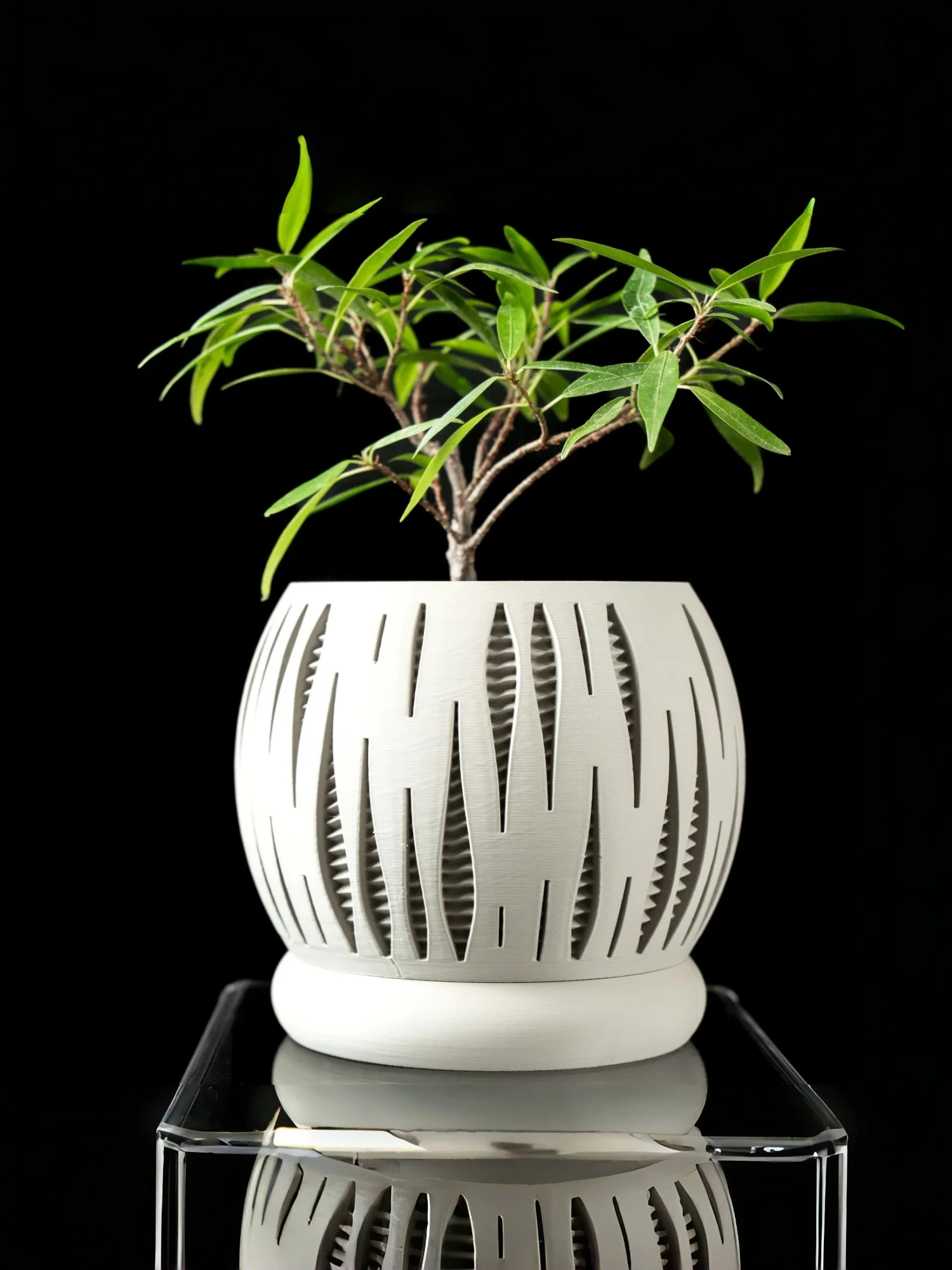 

Горшок для растений с 3D принтом, биоразлагаемый цветочный горшок для дома, декор для растений, круглый цветочный горшок, экологически чистый, устойчивый подарок