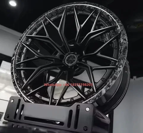 

New Forged Aluminum Alloy Wheel Hub with Spokes for Durable Aftermarket Powder Coated Wheel Rim Alloy Passenger Car Wheels