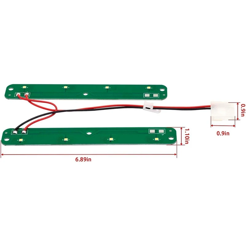 W 11042554   Placa de montaje del módulo de luz LED para refrigeradores, accesorios de piezas para W 11527432   W 11101384   W 11333374   W 11387579