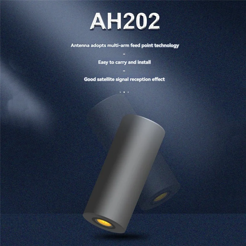 Solid GNSS Antenna High Gain Multi-Frequency Helical Antenna Support L1 L5 Satellite Navigation Signal Reception