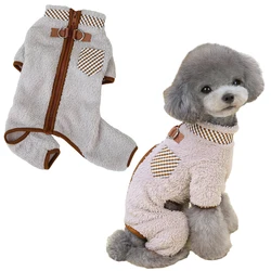 Pet Plush Jumpsuit for Small Medium Dogs Pajamas Puppy Outfits French Bulldog Poodle Chihuahua Apprael accesorios para perros