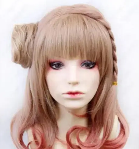 Amnesia Heroine braided mix brown Cosplay Costume Wig