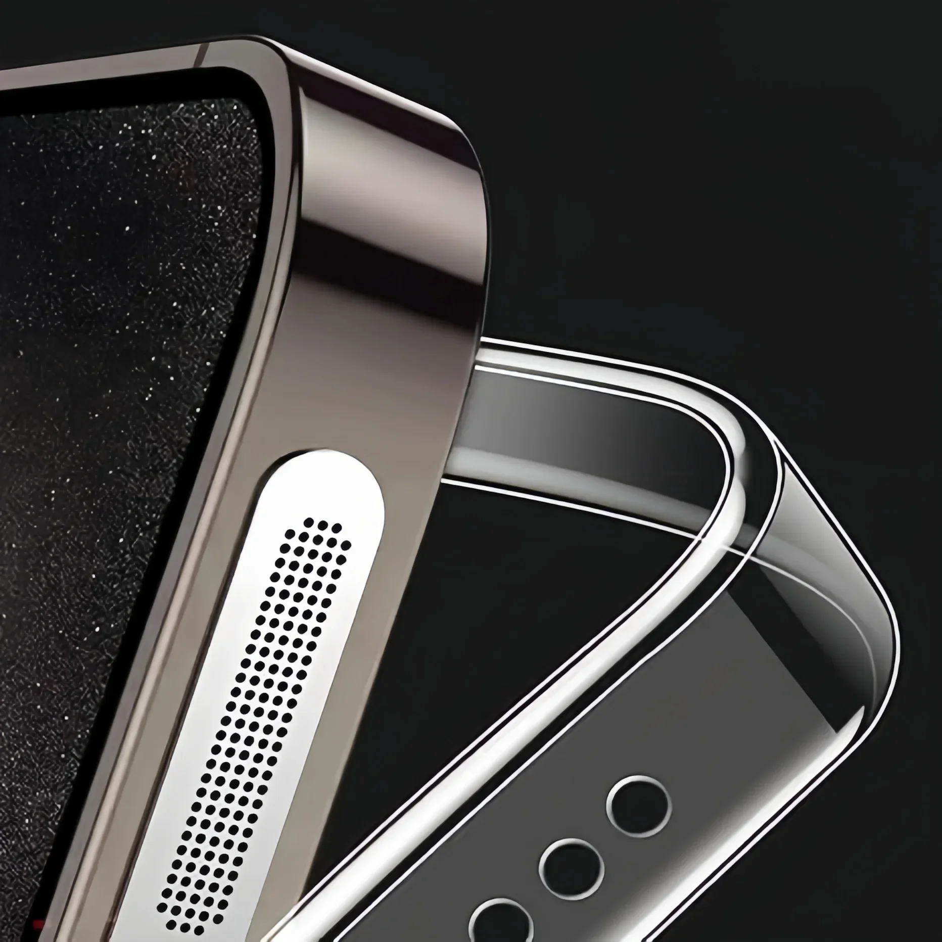 2 قطعة ملصق شبكي معدني مقاوم للغبار لهاتف آيفون 16 برو 15 14 13 12 سلسلة سماعة الأذن فتحة مكبر الصوت واقي شبكي مضاد للغبار متوافق