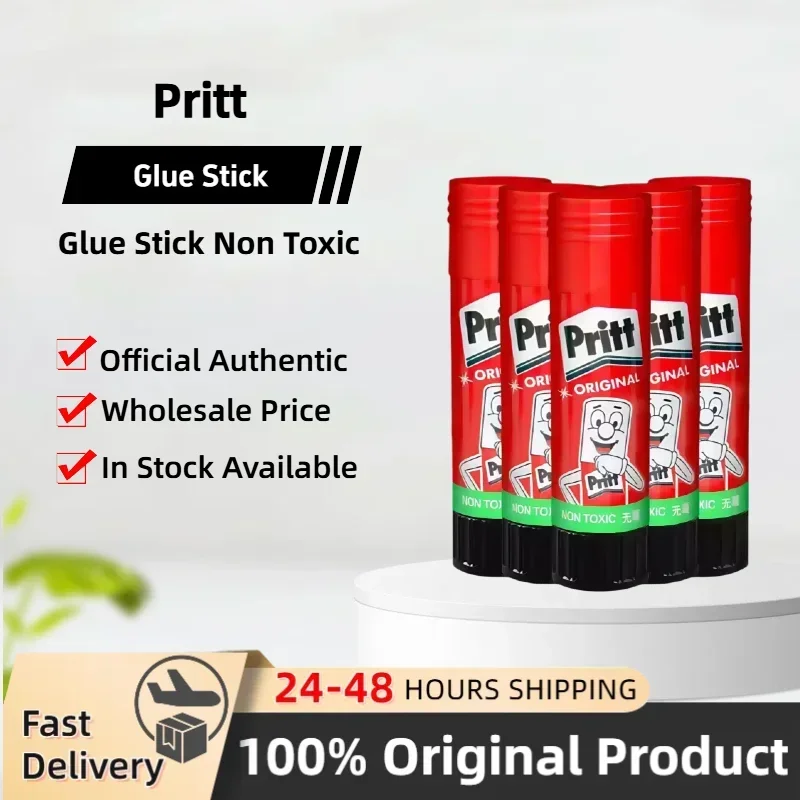 Pritt Glue Stick Safe Child-Friendly Strong-Hold Adhesive for School Office Supplies Original Product