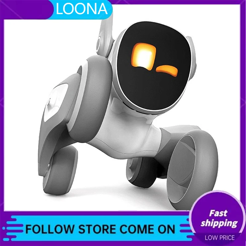 New Loona Smart Robot Luna Accompany Voice Dog Intelligent Emopet Robots Monitor Electronic Toy Game Robot Pet Gift For Kids