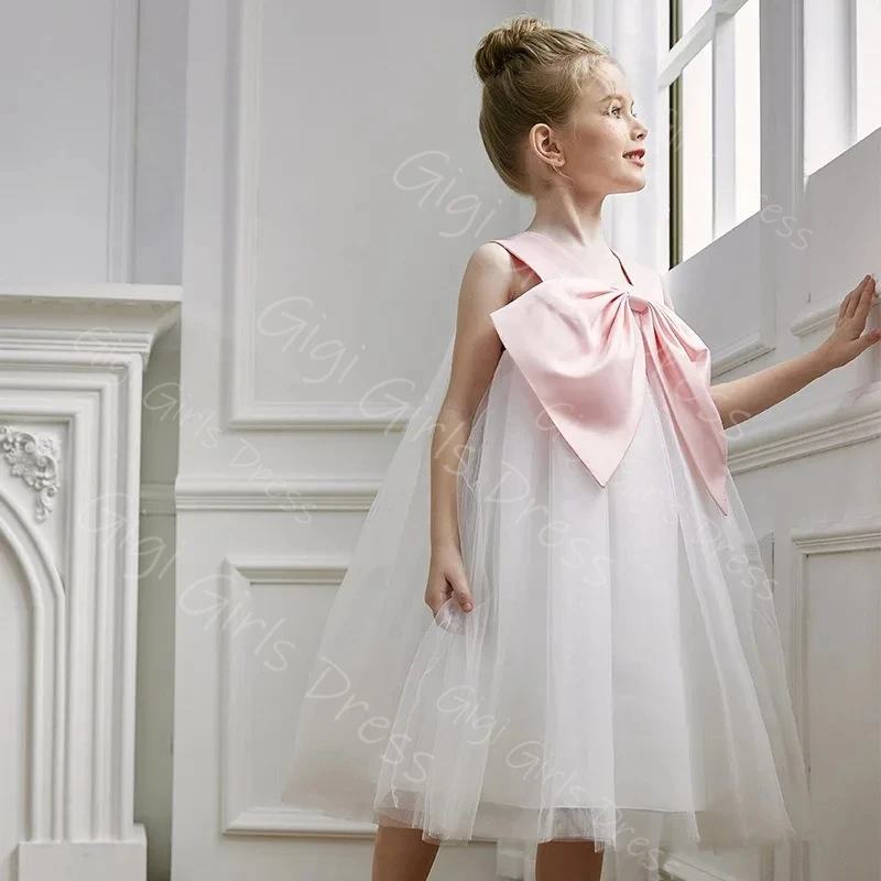 

Платье принцессы с цветными блоками для девочек и бретельками длиной до колена, платья с цветочным узором для девочек на свадьбу, От 2 до 14 лет, детское праздничное бальное платье