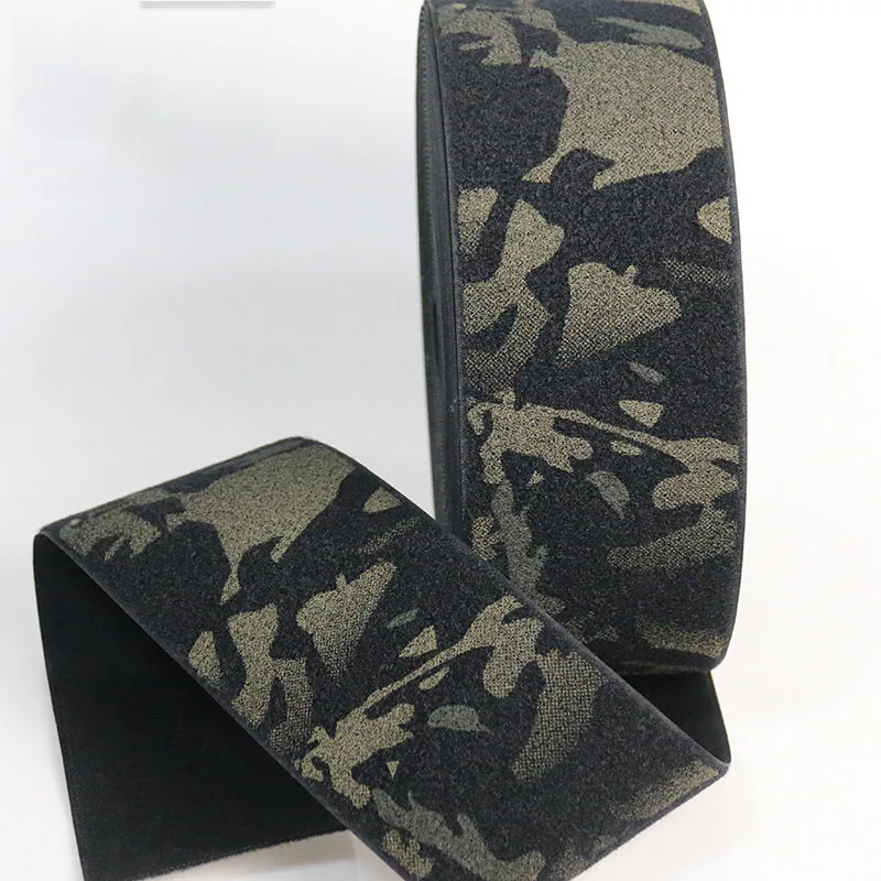 タクティカルタンクトップcamo,粘着ストリップ付き,ヘルメットカバー,ループ付き,フリースの顔,粘着性,長さ10cm x 1m