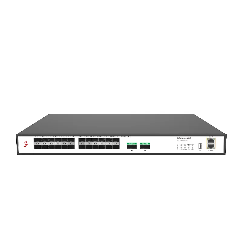 

XikeStor 26 Ports L3 Managed Switch De Rede with 24-Port 10G SFP+ & 2-Port 100G QSFP+ Support VLAN WEB/CLI Managed