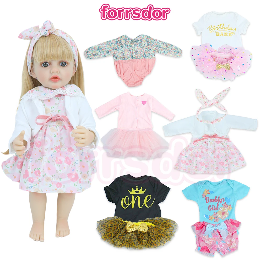 Nouveaux vêtements de poupée costumes adaptés pour 48-50CM bébé poupée 18-20 pouces Reborn bébé poupée vêtements accessoires vêtements costume pour poupée de génération