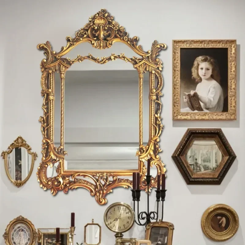 Hanging Bathroom Mirror Wall Light LED Star Aesthetic Vanity Modern Funky Mirror Cosmetics Portable Spiegel Wand Home Products