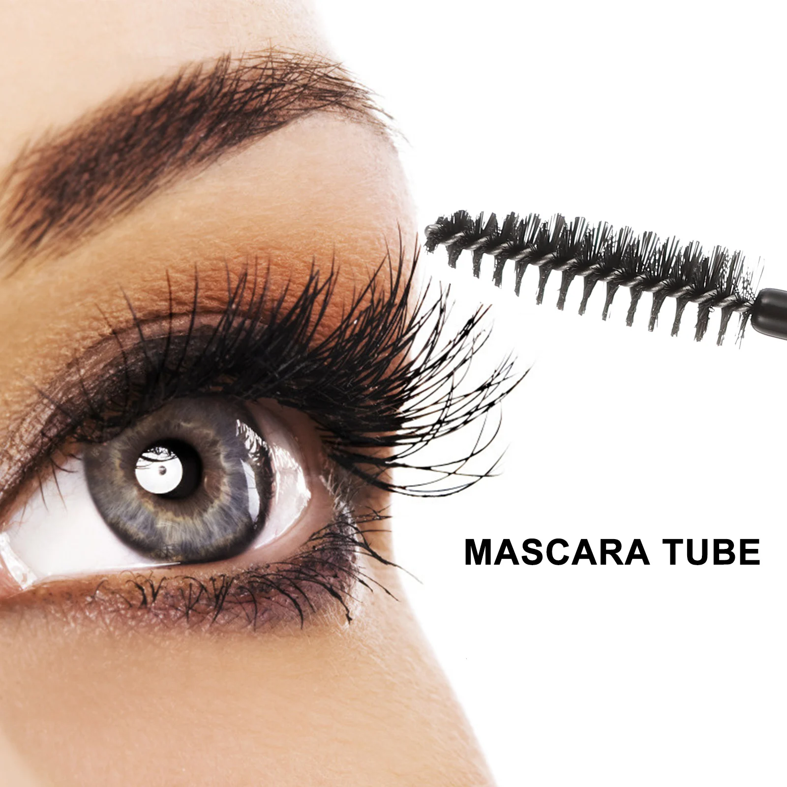 10 pz 10 Ml Tubi Mascara Vuoti Bottiglie Riutilizzabili Trasparenti Per Crema Per Ciglia Contenitore di Liquido Imballaggio Con Bacchetta