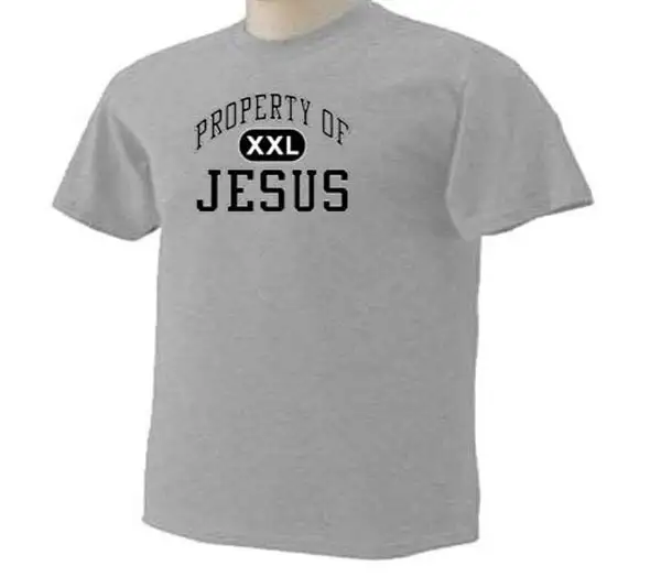 T Shirt Property Of Jesus Inspirational Religious Novelty