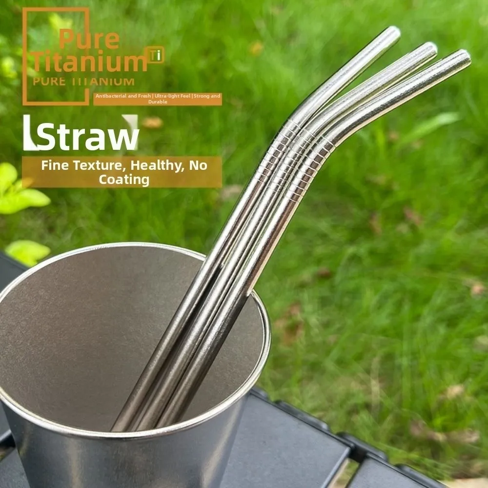 

Titanium Alloy Outdoor Drinking Cup Durable Silver Frosted Texture Beer Mug 9*11cm Drop-resistant Design Camping Hiking Use Cups