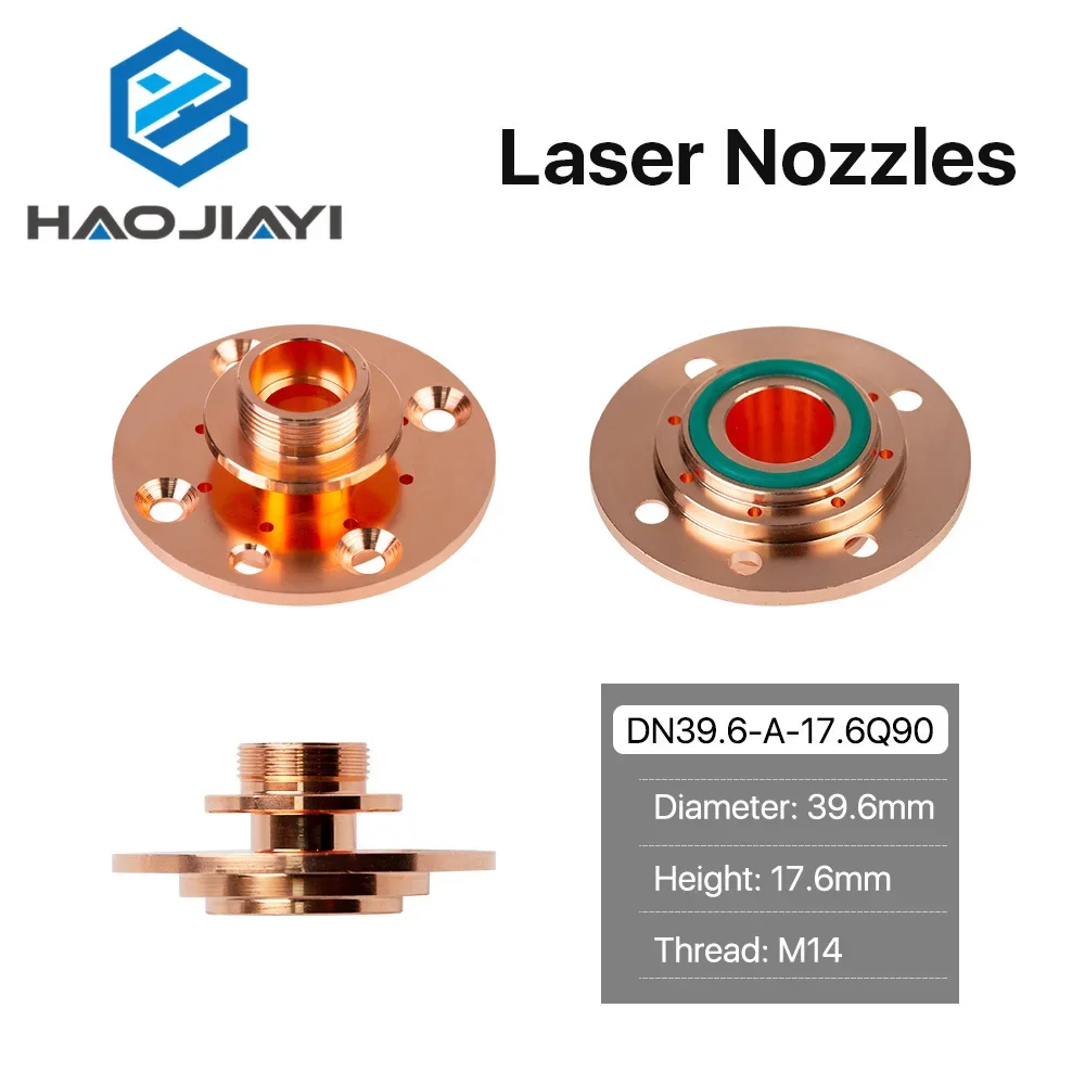 

Laser Nozzle Connector of DNE Laser Cutting Nozzles D39.6 H17.6 M14 for DNE Fiber Laser Machine