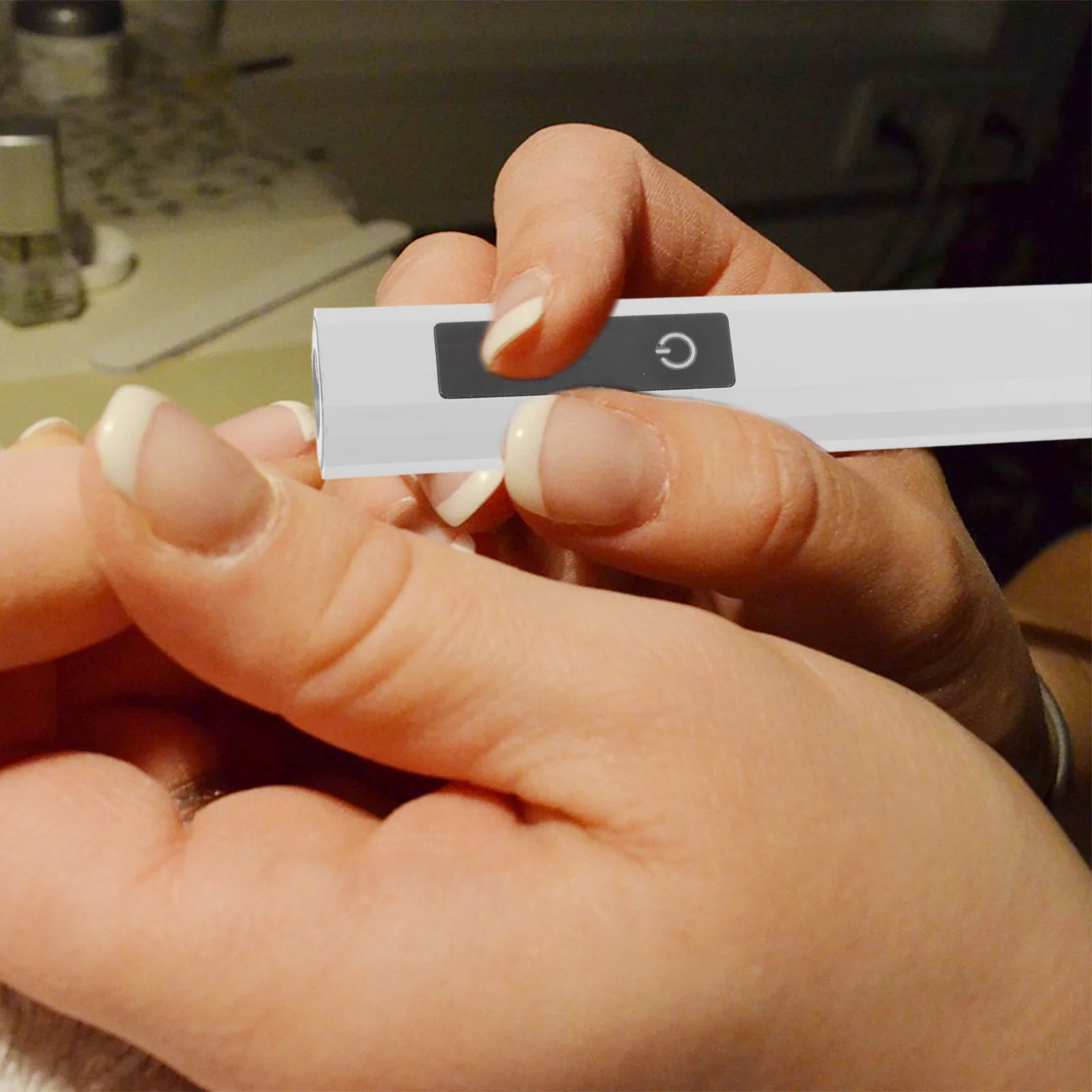 Mini handheld nagellamp draagbare draadloze LED gellakdroger snel uithardend licht oplaadbare nagel doe-het-zelf manicure wit