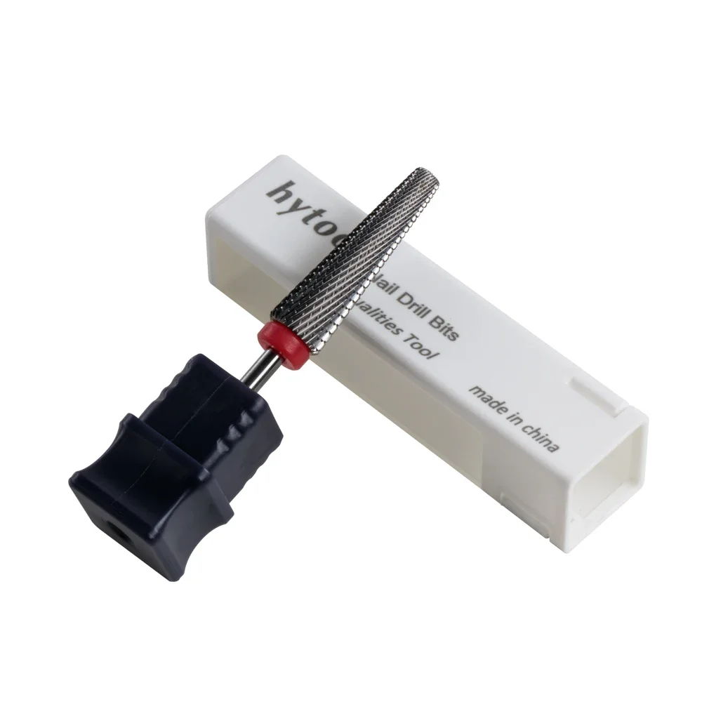 HYTOOS 24 مللي متر سوبر طويل 5 في 1 مسمار لقمة ثقب اتجاهين الصليب مانيكير كربيد لدغ الكهربائية طحن الملحقات #5