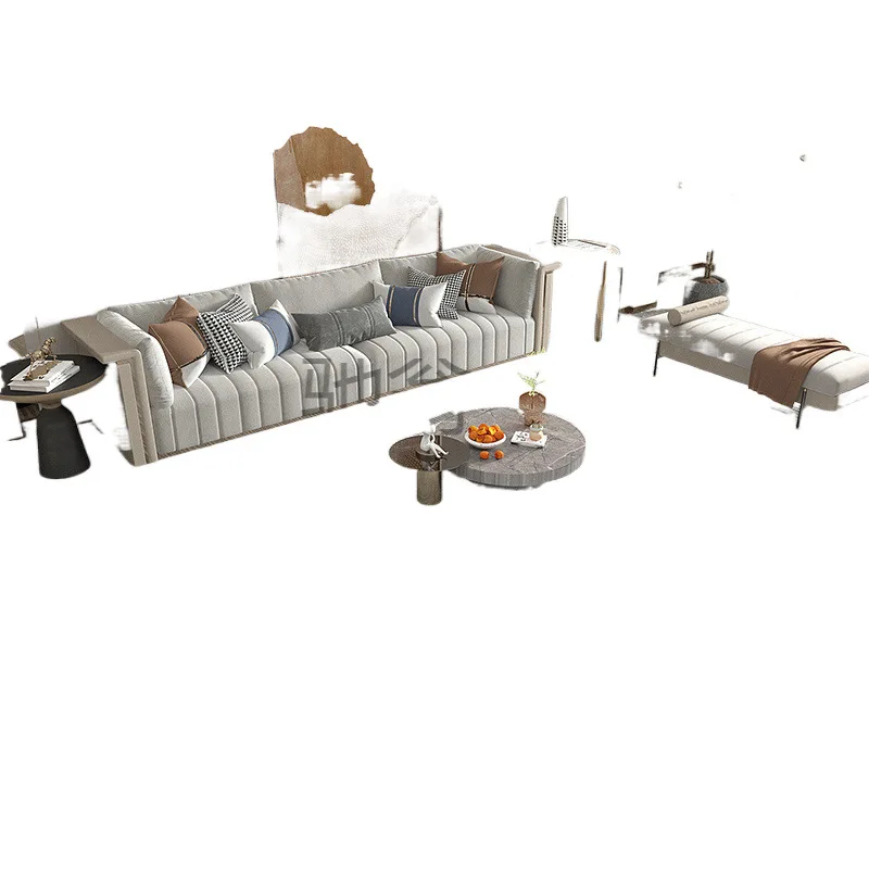 

Premium Grey Living Room Floor Blanket New Chinese Nordic Minimalist