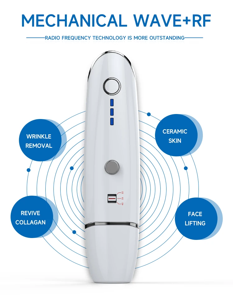 Newgaga Ultrasone Rf Eye Face Vibratie Massager Draagbare Elektrische Donkere Cirkel Verwijderen Anti-Aging Oogrimpel Schoonheidsverzorgingstool